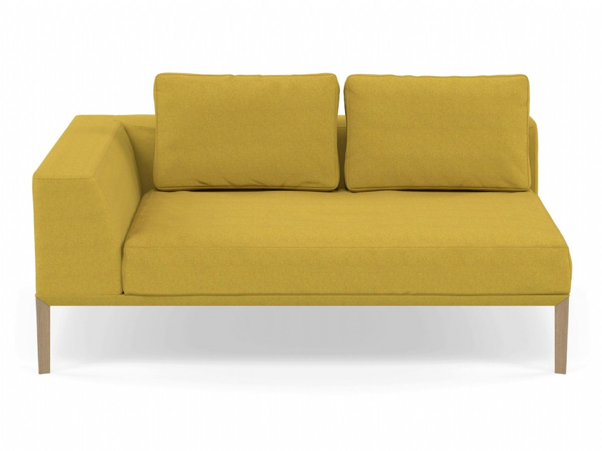 Dinlenme Kanepe Model Modern İstirahat Tarzı Koltuk Hardal Sarı Renk