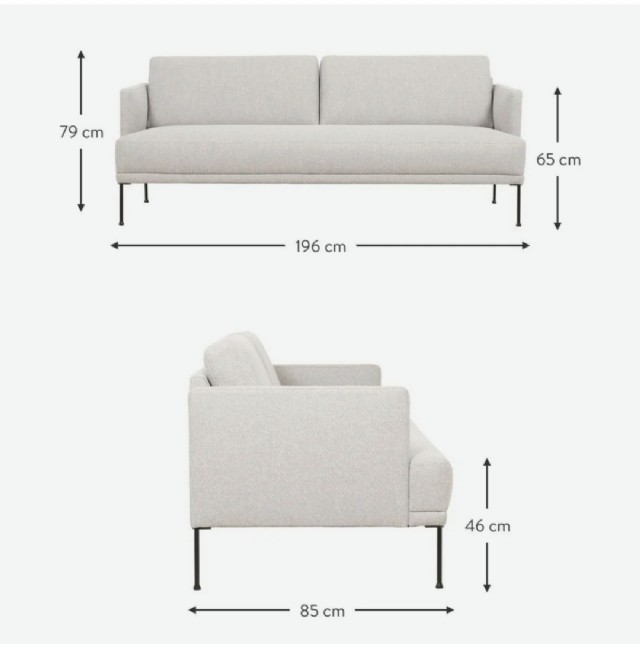 Modern Kanepe Modelleri Krem Renk Modern Üçlü Kanepe