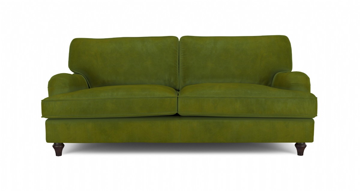 Modern Koltuk Takım Amerikan Kanepe Modeli Yeşil Renk Kadife Kumaş