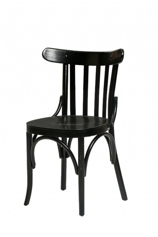 Tonet Sandalyeleri Ahşap Sandalye Siyah Renk Tonet Modeli