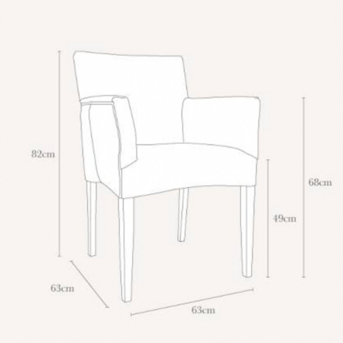 Dekoratif Tekli Modeller Modern Kollu Küçük Berjer