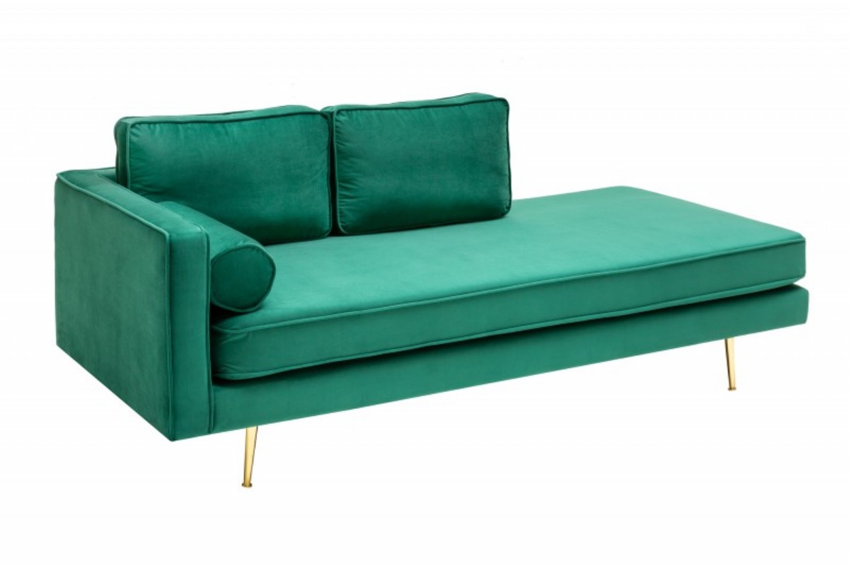 Dinlenme Koltuk Modeli Modern Kanepe Yeşil Renk Kumaşlı Kadife Josefin