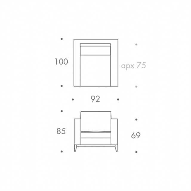 Modern Tekli Koltuk Düz Hatlı Modeller Adetli Üretim