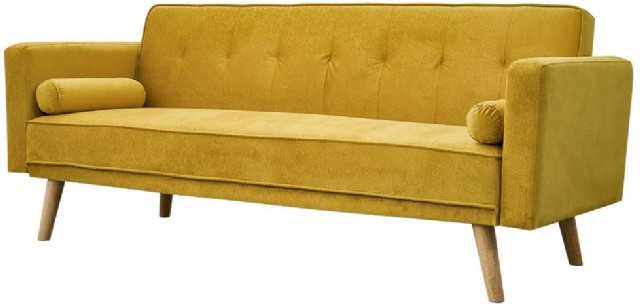 Yataklı Koltuk İki Kişilik Modeli Sarı Renk